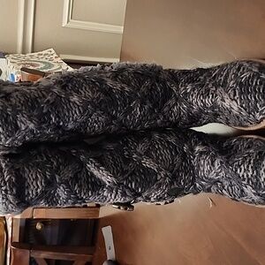 Size 10 Tall Grey Sweater Muk Luks